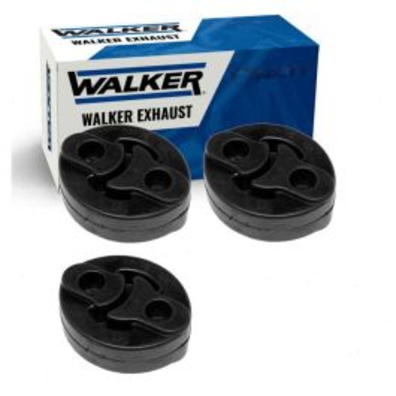 3 pc Walker Muffler Assm Exhaust System Insulators for 1999-2001 Nissan Maxima 3.0L V6
