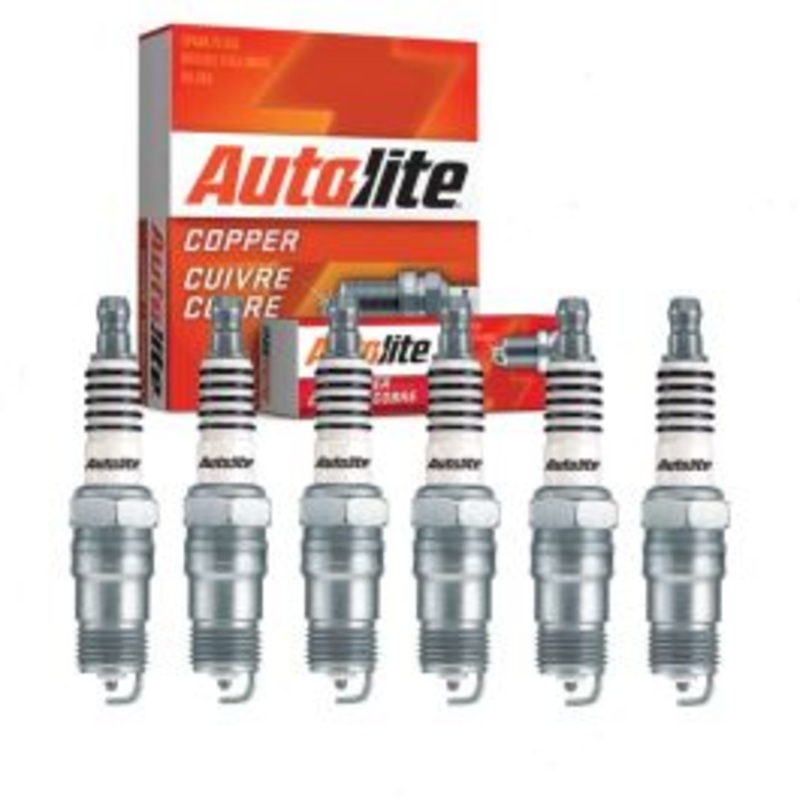 6 pc Autolite Copper Core Spark Plugs for 1995-2000 Mercury Mystique 2.5L V6