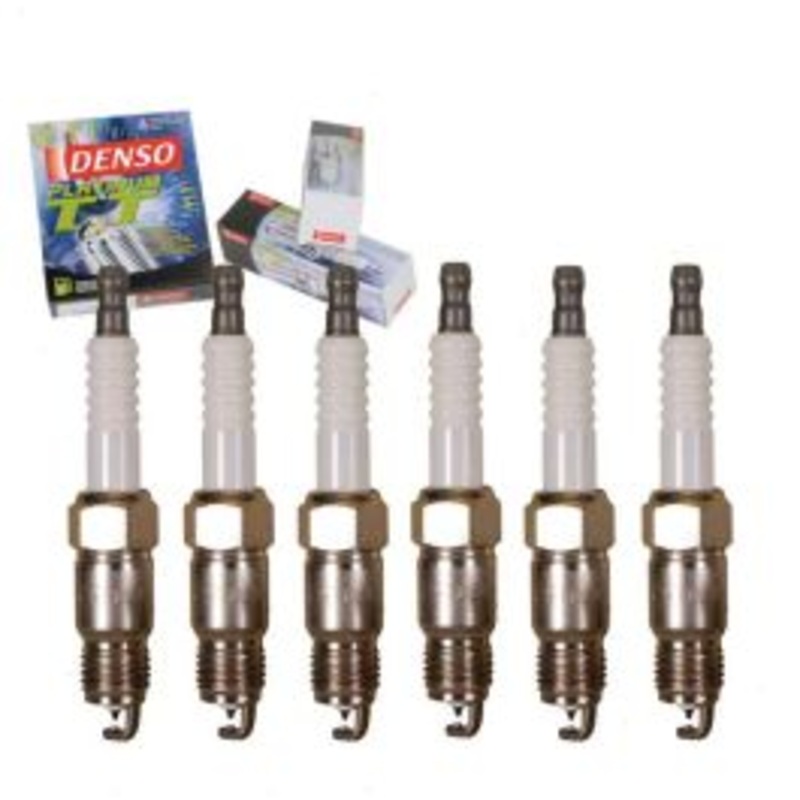 6 pc DENSO Platinum TT Spark Plugs for 1991-1992 Isuzu Rodeo 3.1L V6