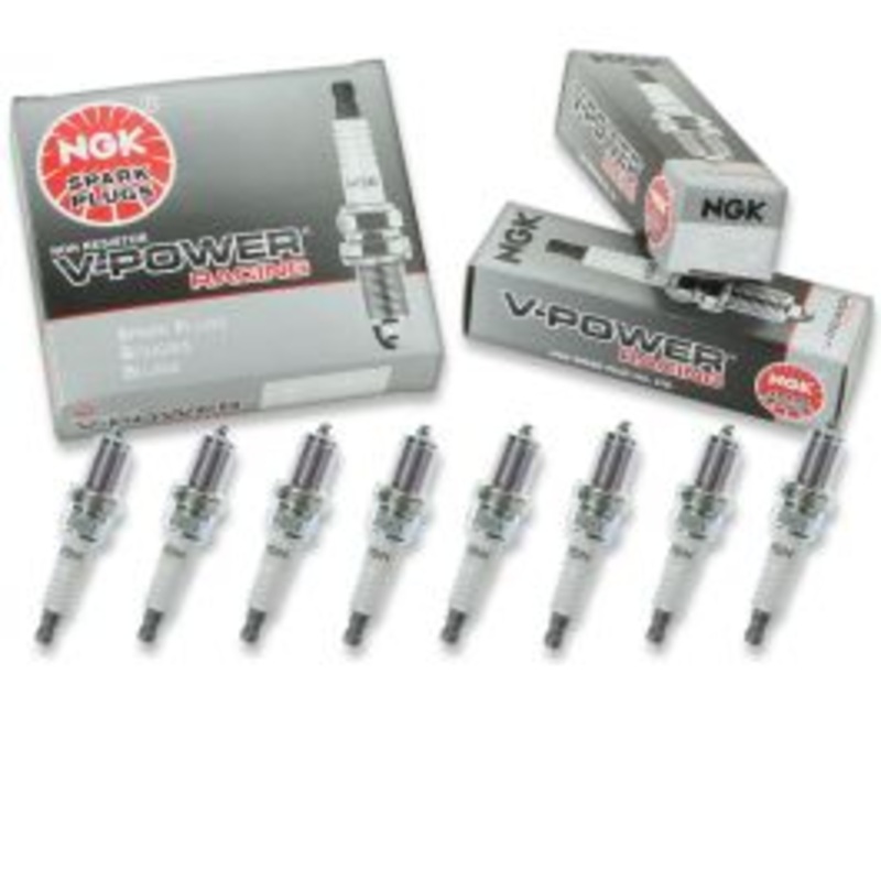 8 pc NGK V-Power Racing 7942 R5672A-10 Spark Plugs