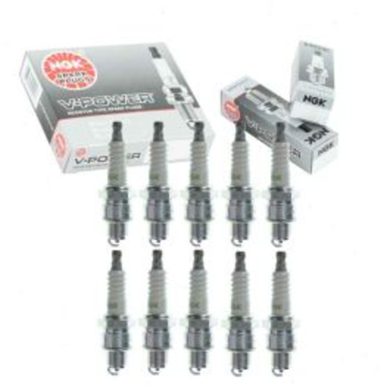 10 pc NGK V-Power 4838 BP8H-N-10 Spark Plugs