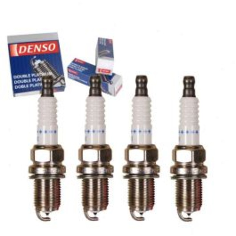 4 pc DENSO Double Platinum Spark Plugs for 1989-1991 Oldsmobile Cutlass Calais 2.3L L4