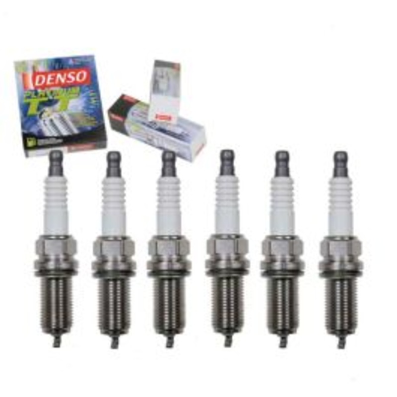 6 pc DENSO Platinum TT Spark Plugs for 2008-2010 Land Rover LR2 3.2L L6