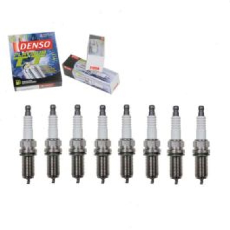 8 pc DENSO Platinum TT Spark Plugs for 2009 Dodge Dakota 4.7L V8