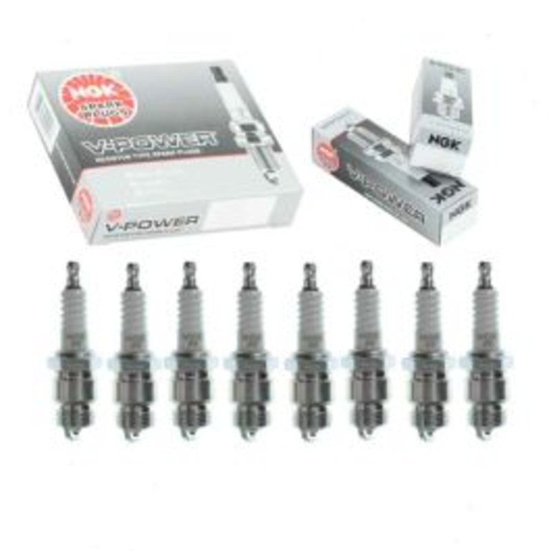 8 pc NGK V-Power Spark Plugs for 1967 Mercury Brougham 6.7L 7.0L V8