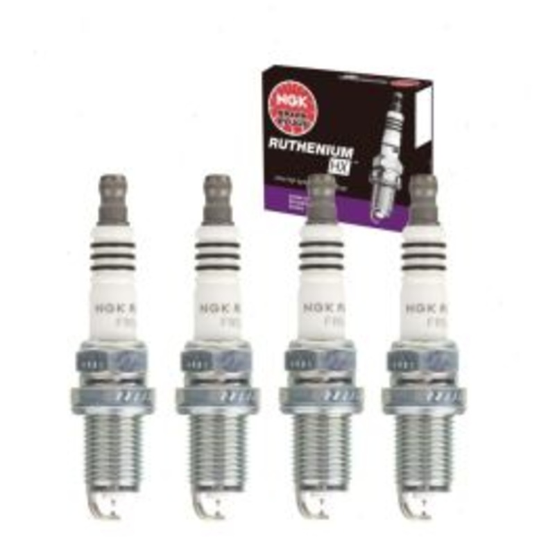 4 pc NGK Ruthenium HX Spark Plugs for 1997-1998 Honda CR-V 2.0L L4