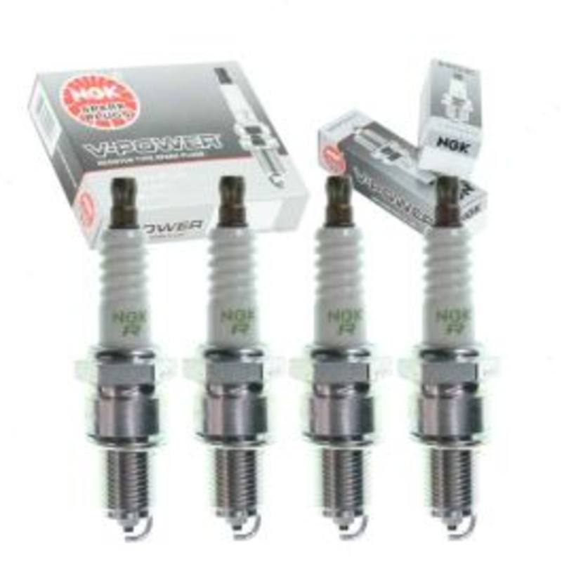 4 pc NGK V-Power 1233 BPR5EY Spark Plugs