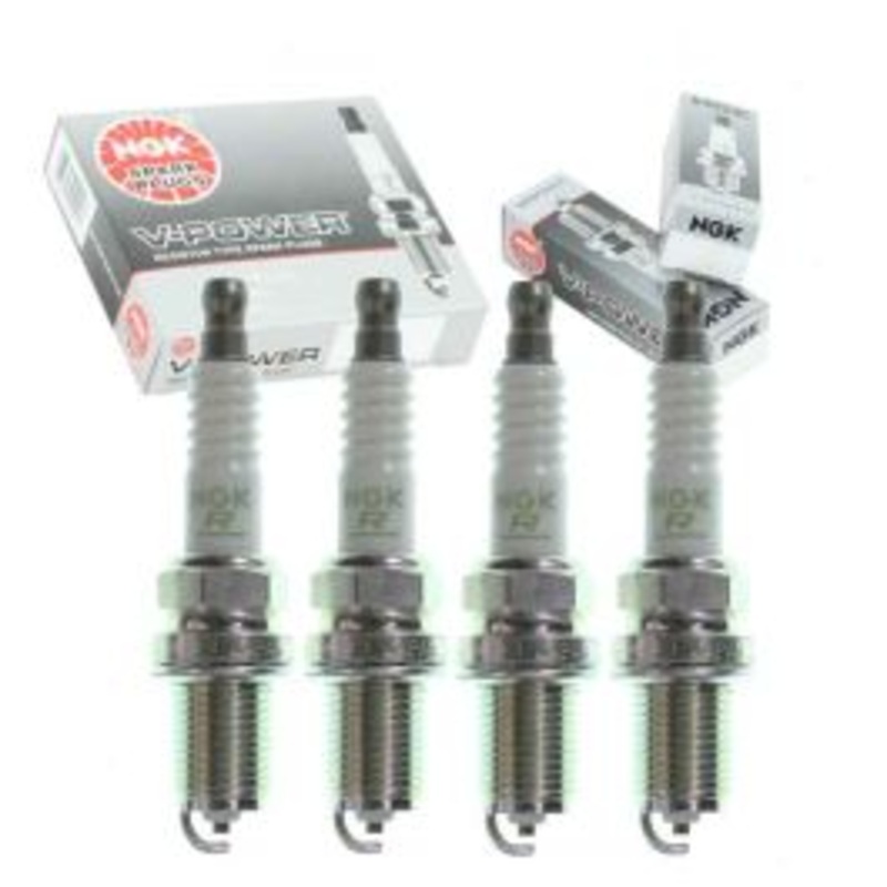 4 pc NGK V-Power Spark Plugs for 1992-1995 Toyota MR2 2.2L L4