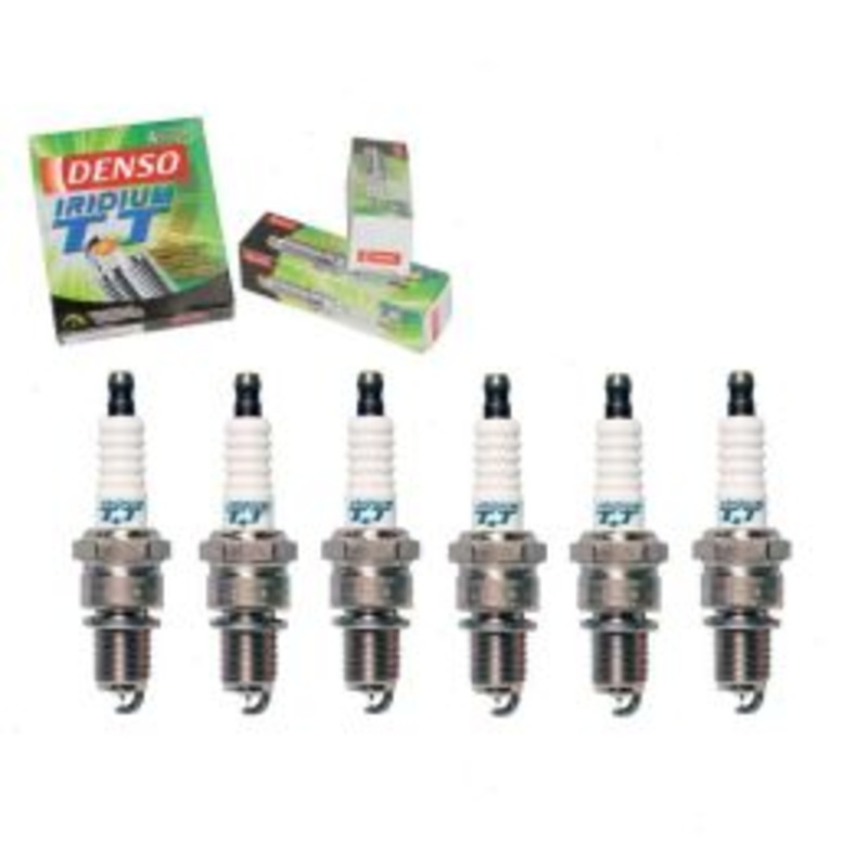 6 pc DENSO Iridium TT Spark Plugs for 1963-1967 Chevrolet C30 Pickup 4.8L L6
