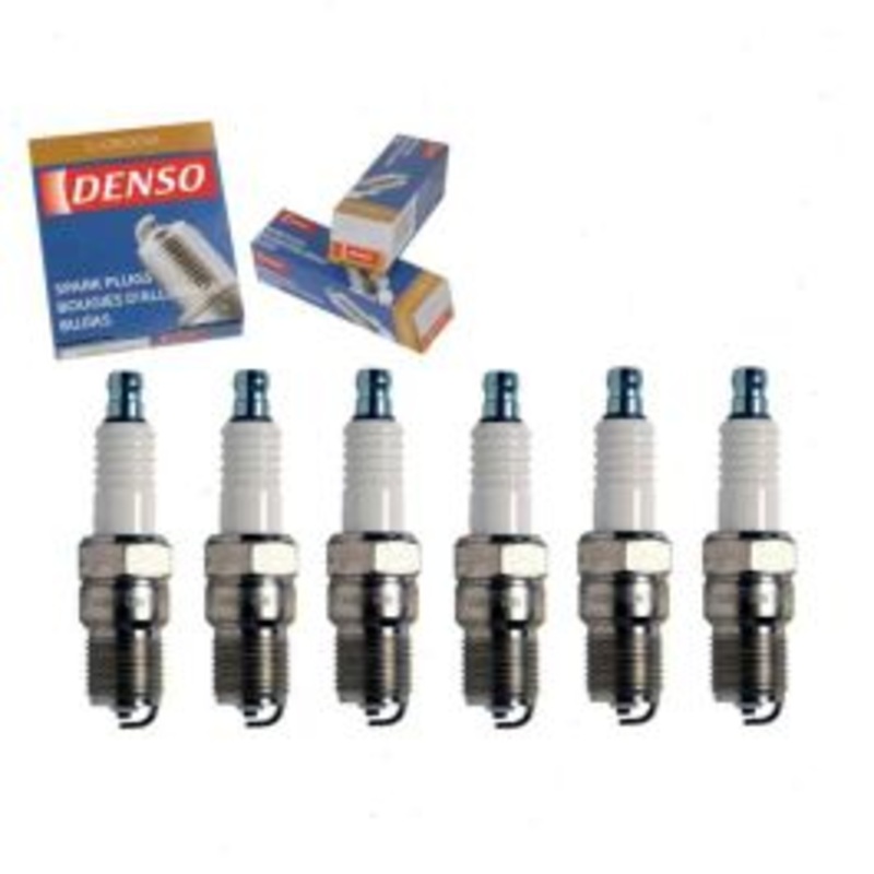 6 pc DENSO Standard U-Groove Spark Plugs for 1977-1979 Ford Pinto 2.8L V6