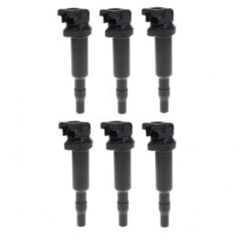 6 pc Hitachi Ignition Coils for 2003-2006 BMW 325Ci 2.5L L6