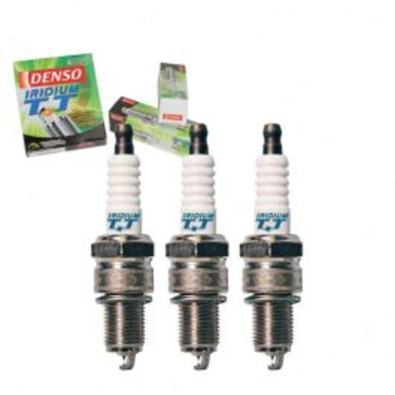 3 pc DENSO Iridium TT Spark Plugs for 1988-1992 Daihatsu Charade 1.0L L3