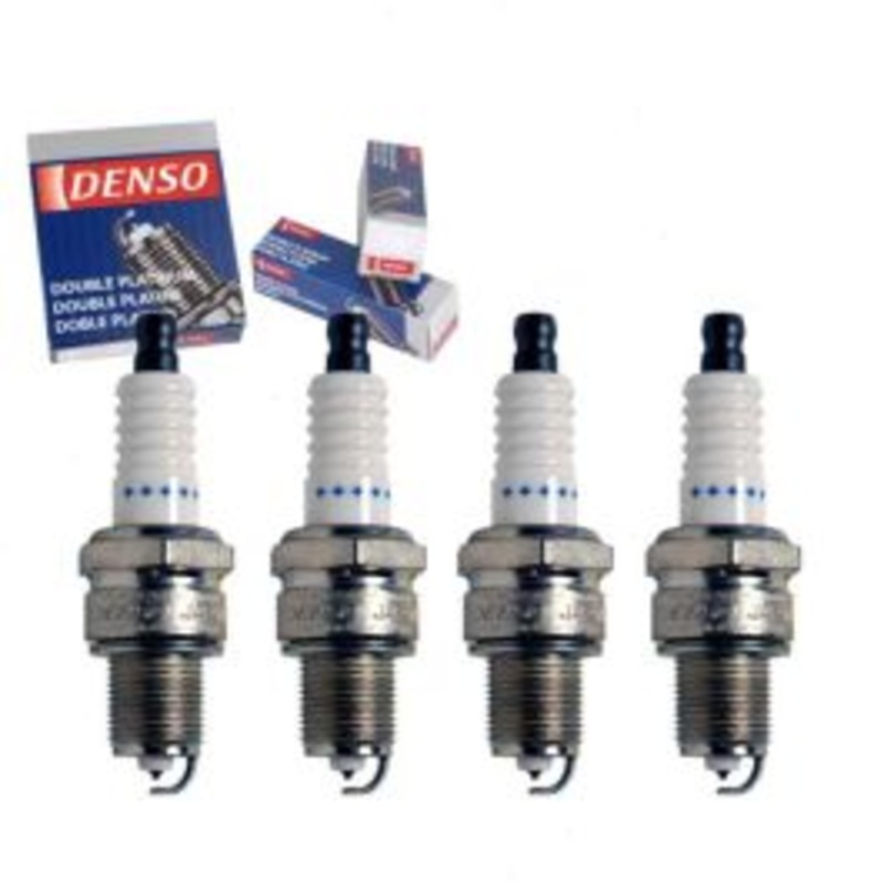 4 pc DENSO Double Platinum Spark Plugs for 1989-1995 Plymouth Acclaim 2.5L L4