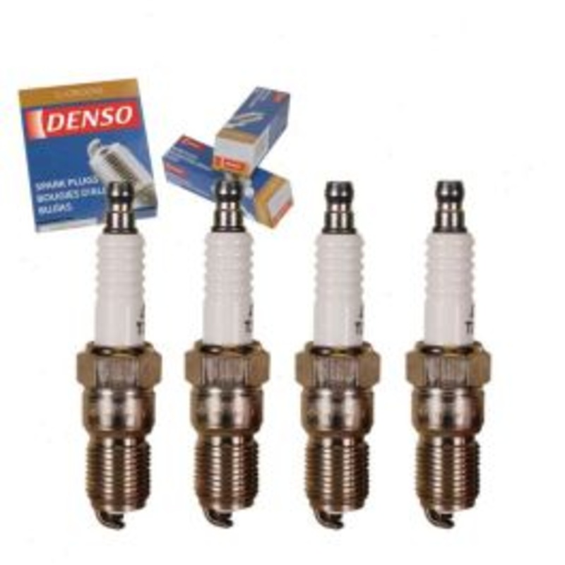 4 pc DENSO Standard U-Groove Spark Plugs for 1980 Ford Fiesta 1.6L L4