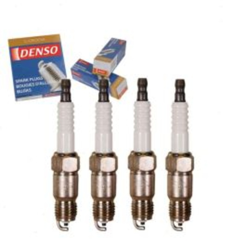 4 pc DENSO Standard U-Groove Spark Plugs for 1985-1987 Dodge Charger 2.2L L4