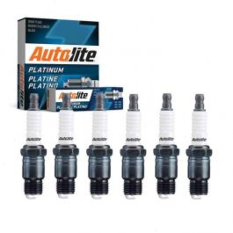 6 pc Autolite Platinum Spark Plug for 1979-1984 GMC C2500 Suburban 4.8L L6