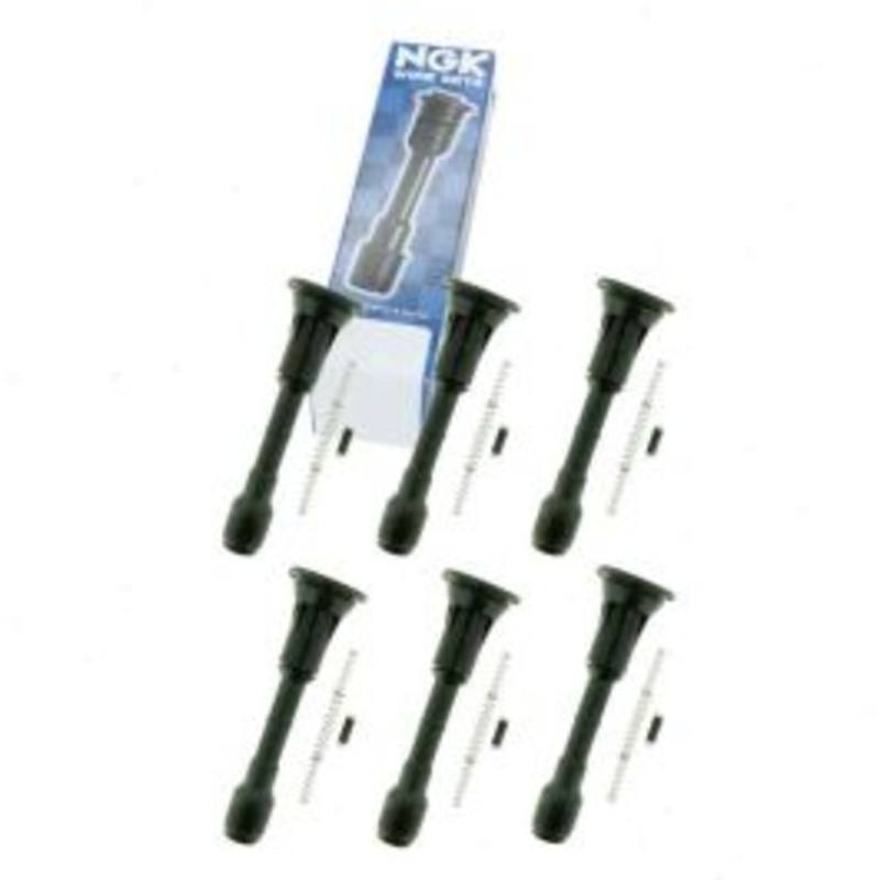 6 pc NGK Ignition Coil Boots for 2007-2018 Nissan Altima 3.5L V6