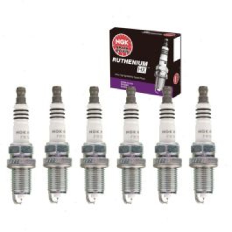6 pc NGK Ruthenium HX Spark Plugs for 2003-2008 Hyundai Tiburon 2.7L V6
