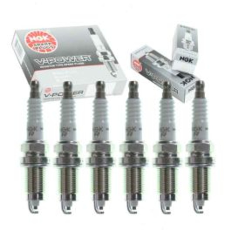 6 pc NGK V-Power Spark Plugs for 1991-1998 Jeep Cherokee 4.0L L6