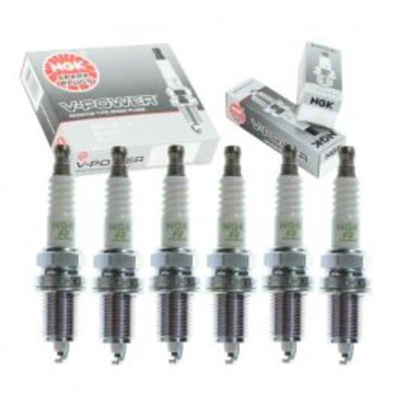 6 pc NGK V-Power Spark Plugs for 1997-1998 Dodge B1500 3.9L V6