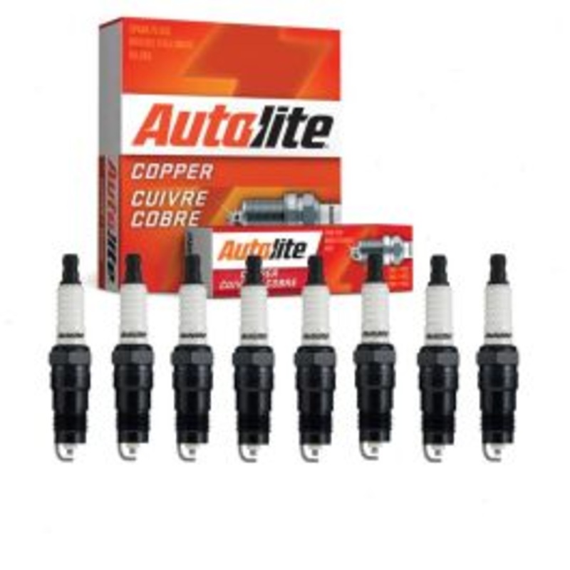 8 pc Autolite Copper Core 2545 Spark Plugs
