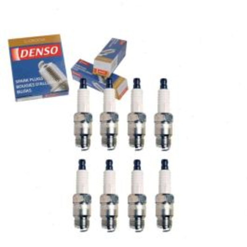 8 pc DENSO Standard U-Groove Spark Plugs for 1972 Pontiac Ventura 5.0L V8