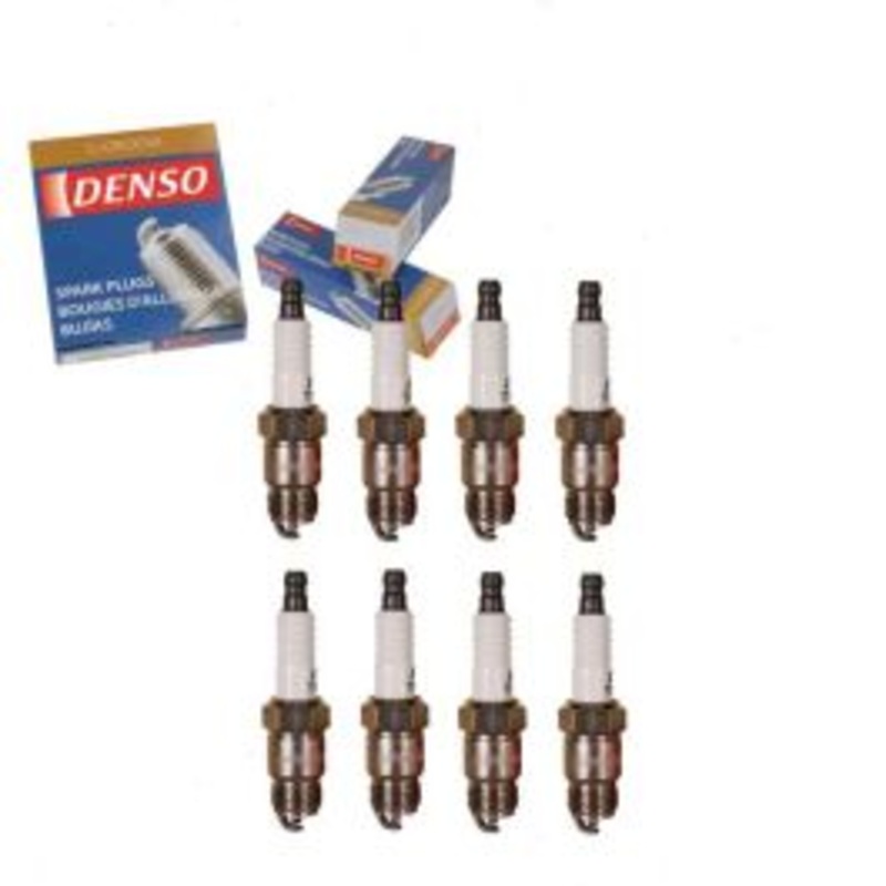 8 pc DENSO Standard U-Groove Spark Plugs for 1976 Chevrolet Laguna 5.0L 5.7L V8