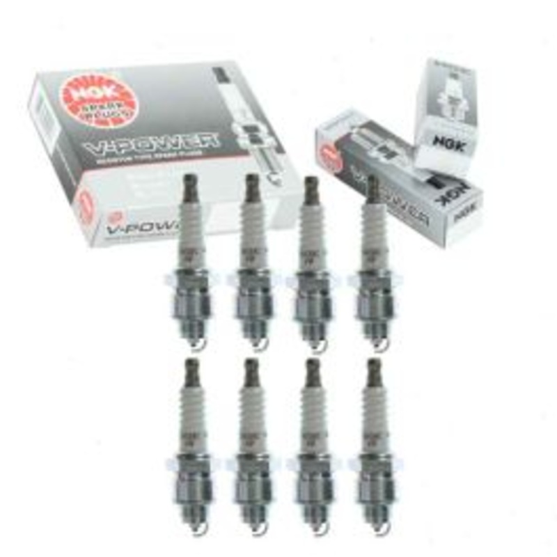 8 pc NGK V-Power Spark Plugs for 1959-1965 Buick LeSabre 4.9L 6.0L 6.6L V8