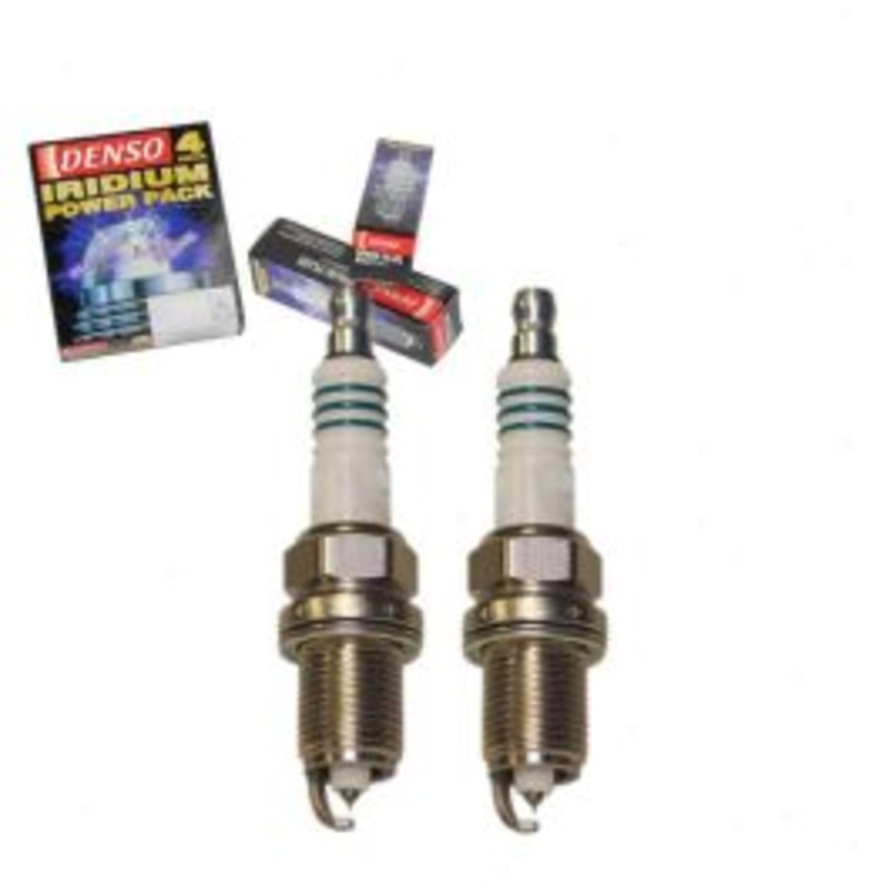 2 pc DENSO Iridium Power 5357 IK16L Spark Plugs