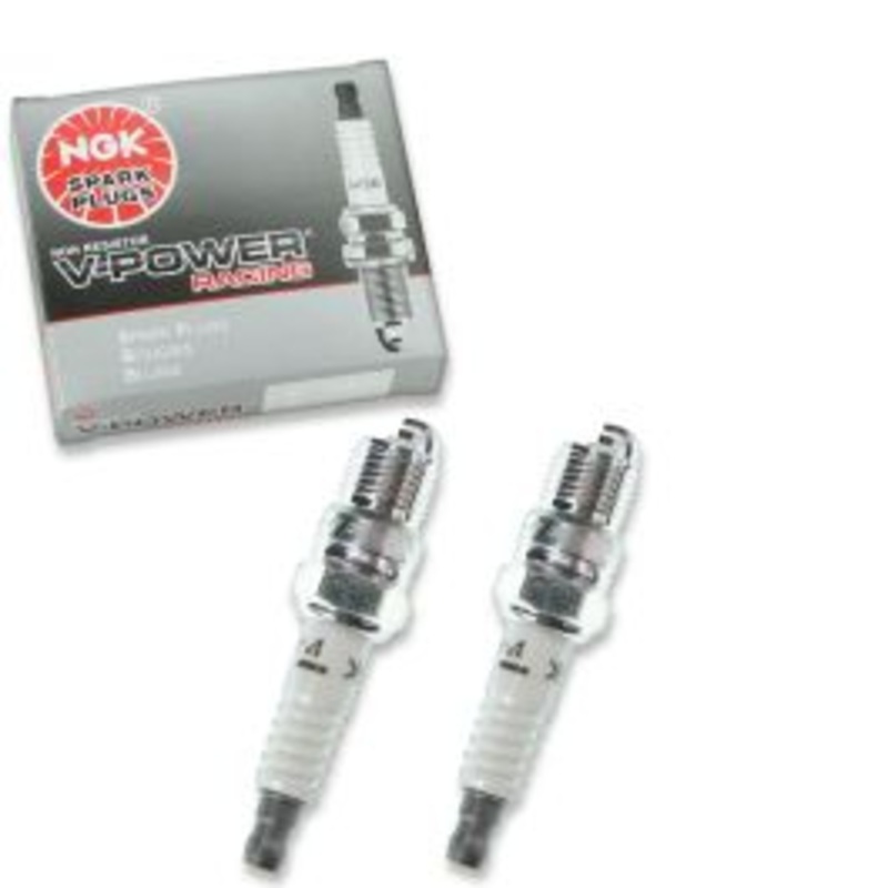 2 pc NGK V-Power Racing 6468 R5674-9 Spark Plugs