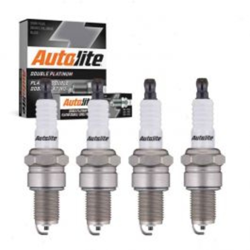 4 pc Autolite Double Platinum Spark Plug for 1978-1980 Plymouth Colt 2.6L L4