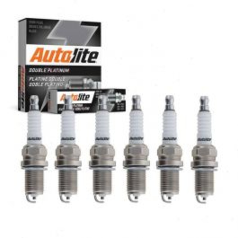 6 pc Autolite Double Platinum Spark Plug for 1982 Mercury Cougar 3.8L V6