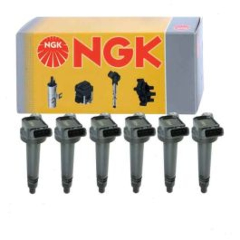 6 pc NGK Ignition Coils for 2016-2019 Lexus RC300 3.5L V6
