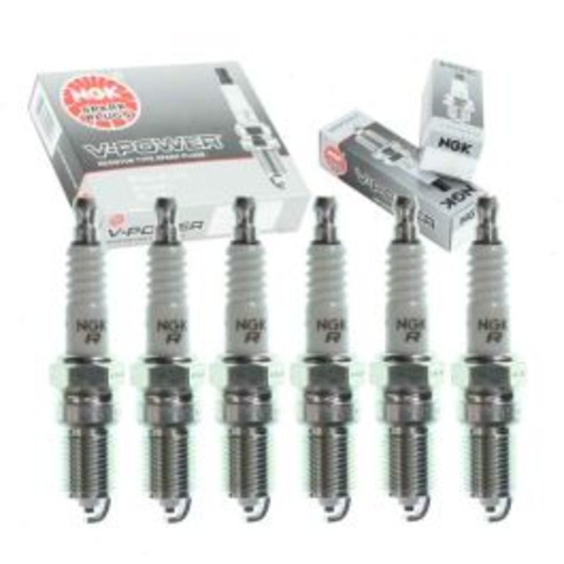 6 pc NGK V-Power Spark Plugs for 1986-1993 Mercedes-Benz 300E 2.6L 3.0L L6