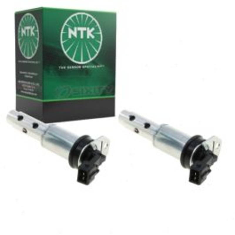 2 pc NTK Variable Timing Solenoid VVTs for 2008 BMW 528xi 3.0L L6
