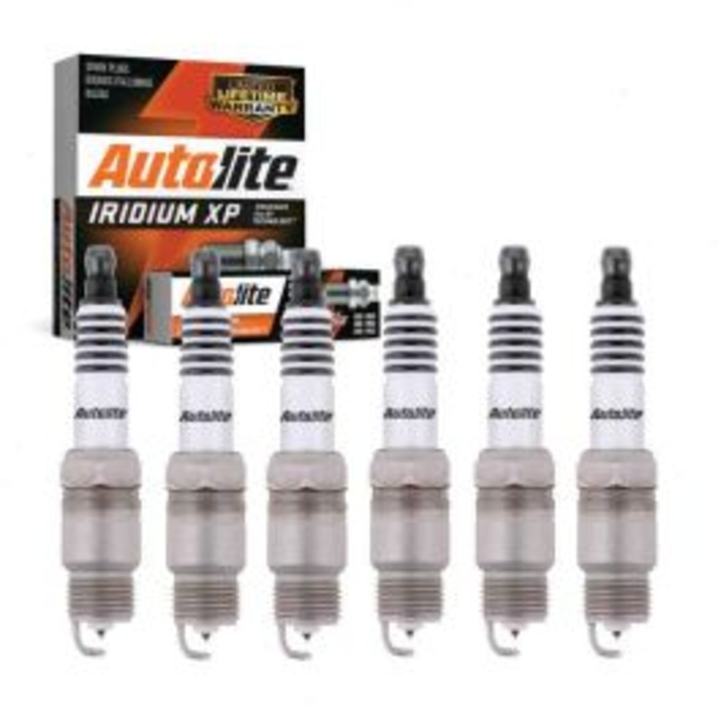 6 pc Autolite Iridium XP Spark Plug for 1980-1986 Pontiac Bonneville 3.8L