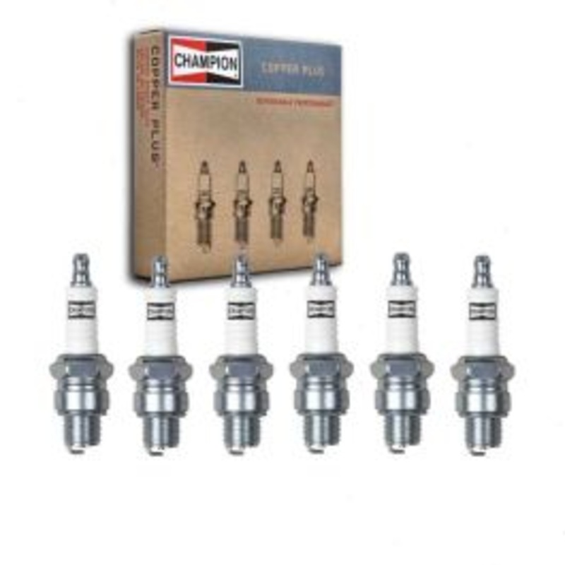 6 pc Champion Copper Plus 828M QL77JC4 Spark Plugs
