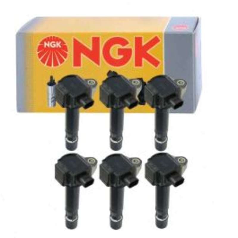 6 pc NGK Ignition Coils for 2014-2019 Acura MDX 3.0L 3.5L V6