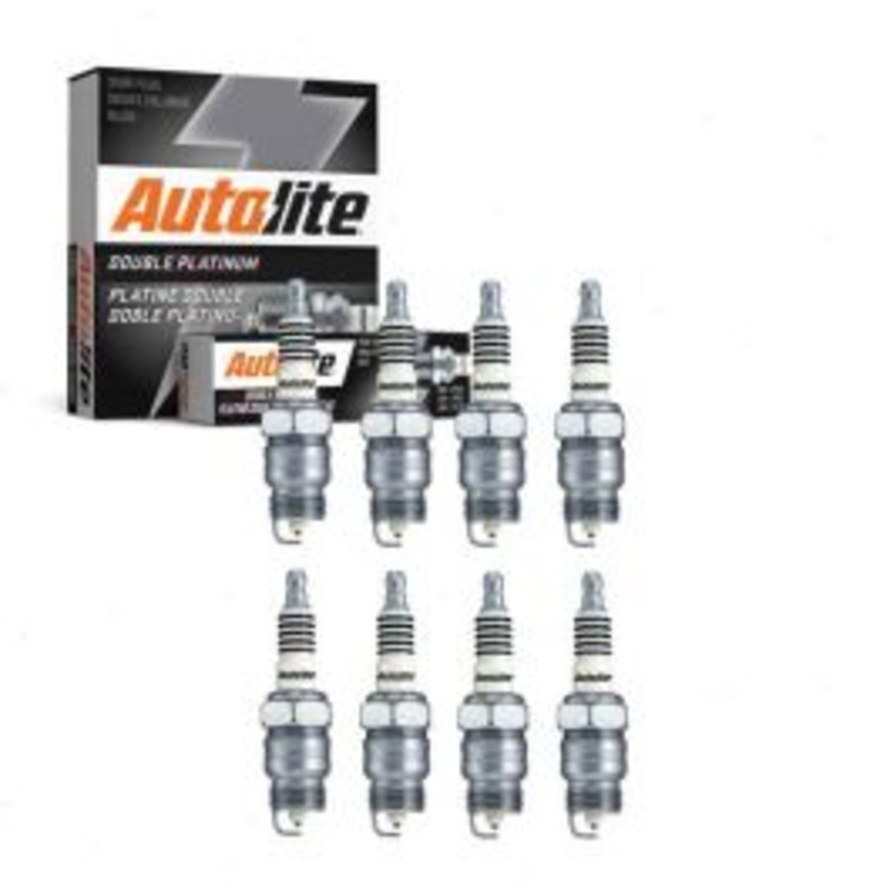 8 pc Autolite Double Platinum Spark Plug for 1963-1970 Mercury Marauder 6.4L