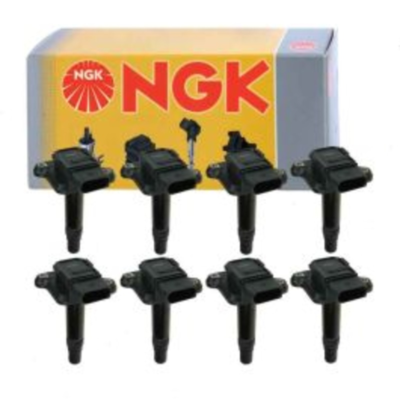 8 pc NGK Ignition Coils for 2001-2003 Audi S8 4.2L V8