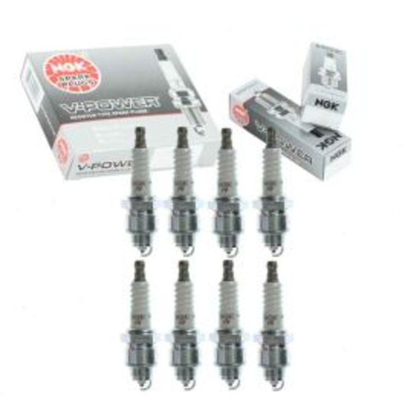 8 pc NGK V-Power Spark Plugs for 1968 Chevrolet El Camino 5.0L V8