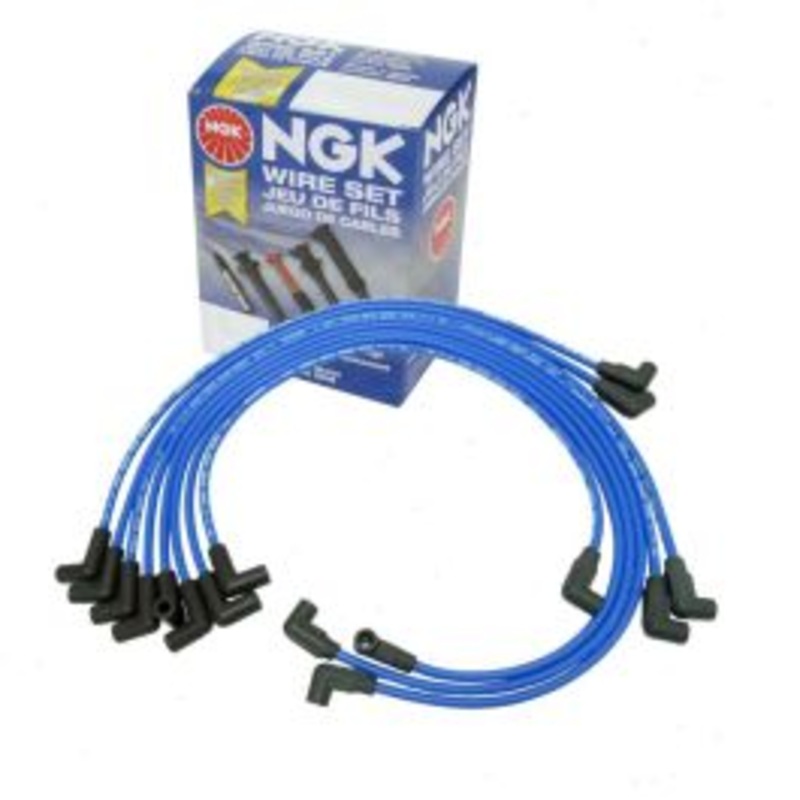 NGK Spark Plug Wire Set for 1989-1991 Chevrolet R3500 5.7L V8