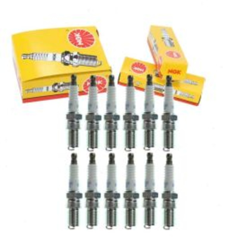 12 pc NGK Standard Spark Plugs for 1989-1990 Jaguar XJS 5.3L V12
