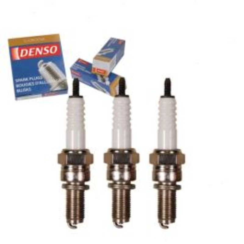 3 pc DENSO Standard U-Groove Spark Plugs for 1987-1991 Chevrolet Sprint 1.0L L3