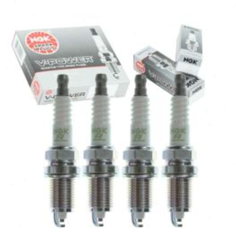 4 pc NGK V-Power 6855 ZFR7F-11 Spark Plugs