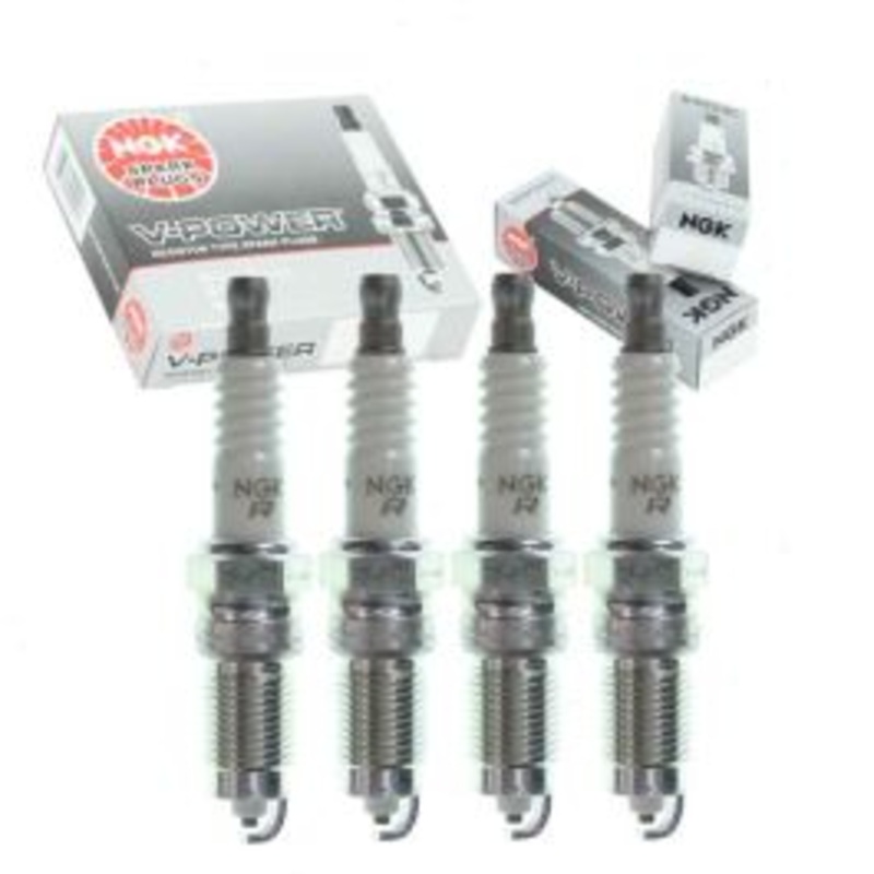 4 pc NGK V-Power Spark Plugs for 1983-1986 Mercury Marquis 2.3L L4