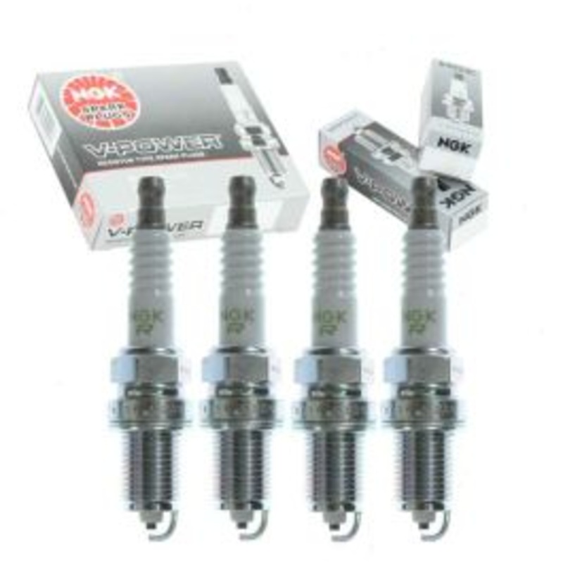 4 pc NGK V-Power Spark Plugs for 1986-1989 Toyota Celica 2.0L L4