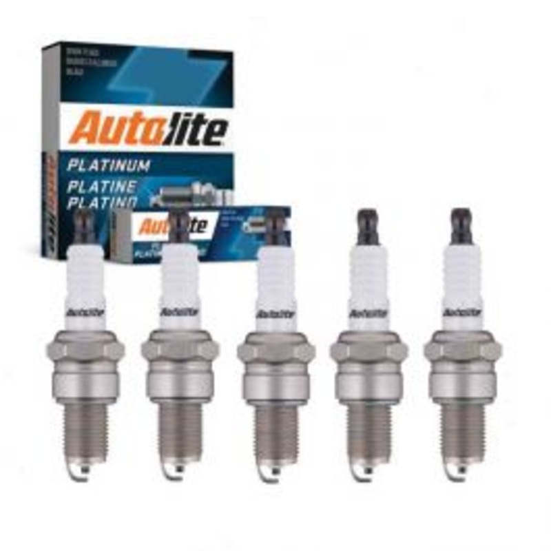5 pc Autolite Platinum Spark Plug for 1980-1986 Audi 4000 2.2L L5