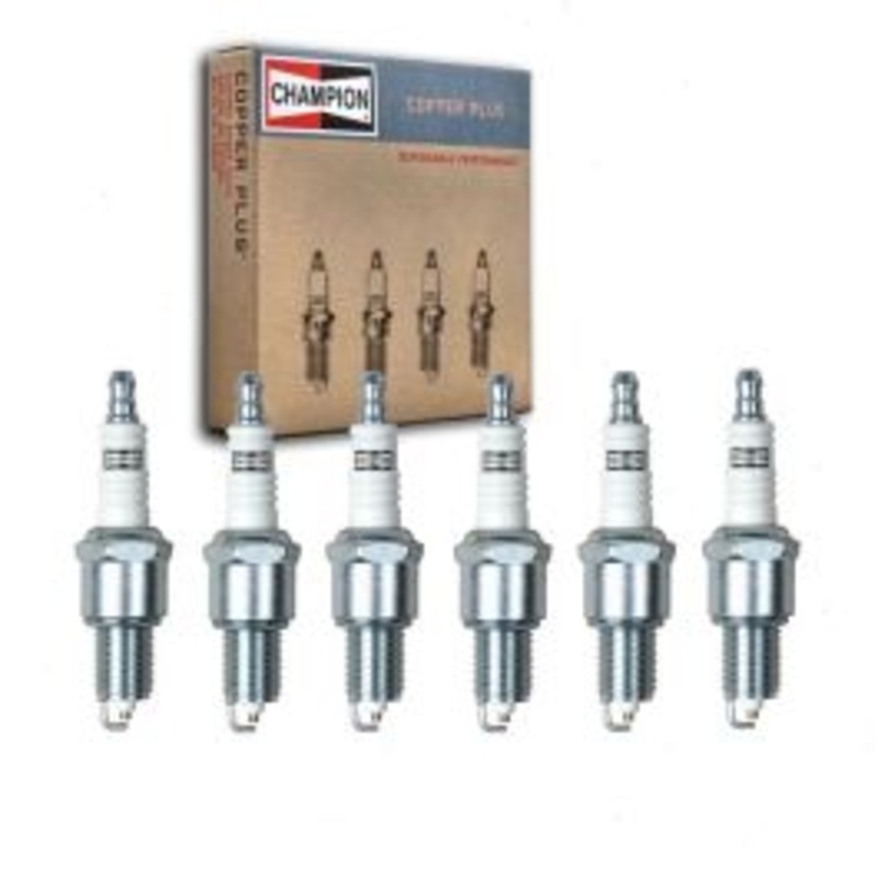 6 pc Champion Copper Plus Spark Plugs for 1960-1961 Plymouth Custom 3.7L L6