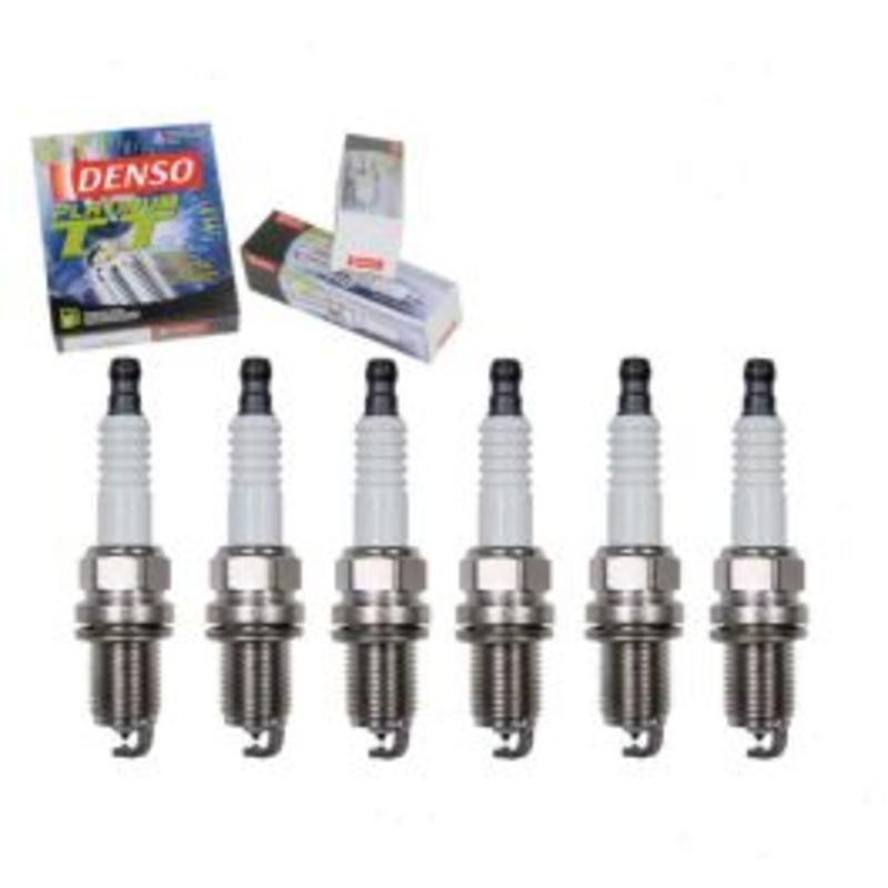 6 pc DENSO Platinum TT Spark Plugs for 1995-2004 Audi A6 Quattro 2.7L 2.8L 3.0L V6